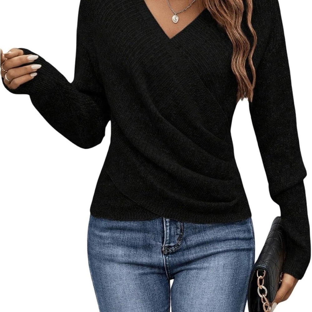 Elegant Black Women's Sweater
